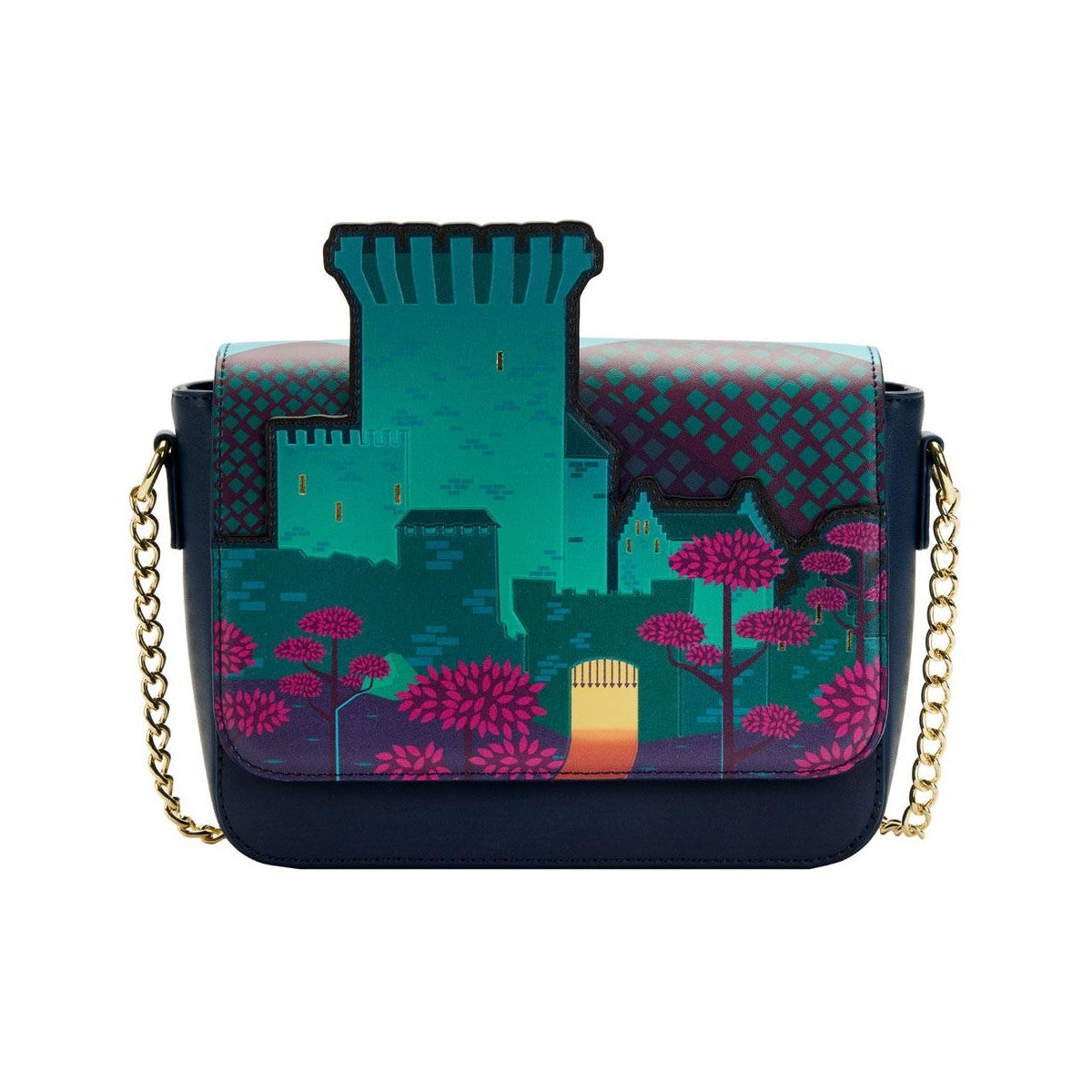 Sac à Bandoulière Disney Rebelle Princess Castle Series – Édition Exclusive par Loungefly