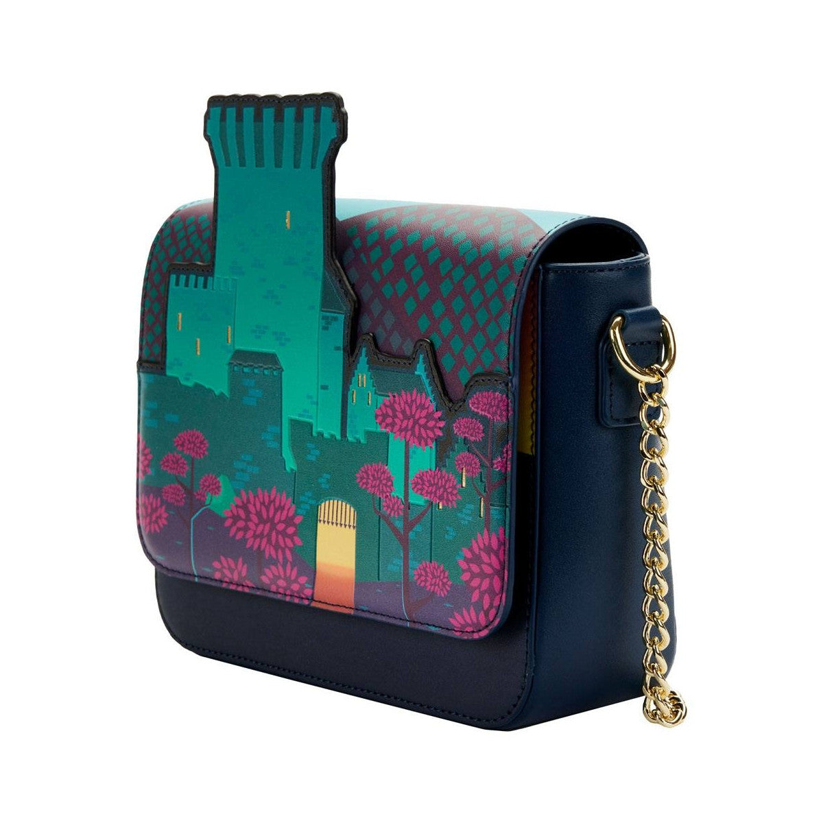 Sac à Bandoulière Disney Rebelle Princess Castle Series – Édition Exclusive par Loungefly