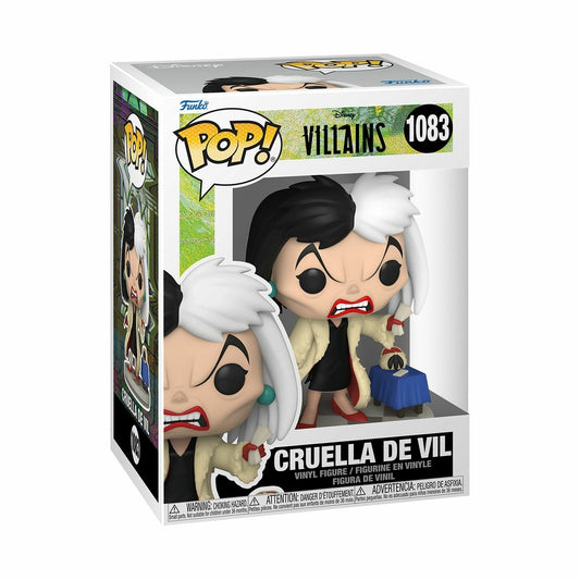 Figurine Funko Pop! Disney Villains – Cruella de Vil – 9 cm