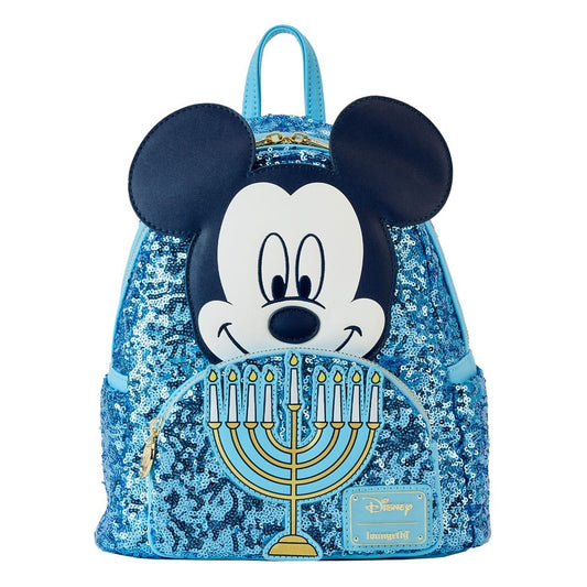 Mini Sac à Dos Disney Mickey Happy Hanukkah Menorah – Édition Exclusive par Loungefly