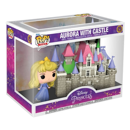 Disney : Ultimate Princess - Figurine POP! Aurora & Castle (La Belle au bois dormant) 9 cm