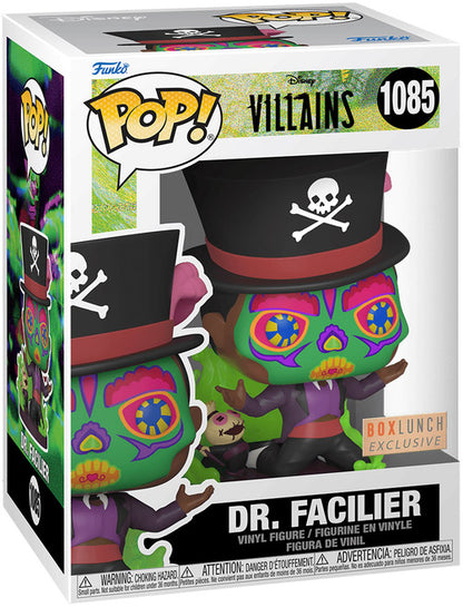 Disney Villains - Figurine POP! Sugar Skull Facilier w/Base Special Edition 9 cm
