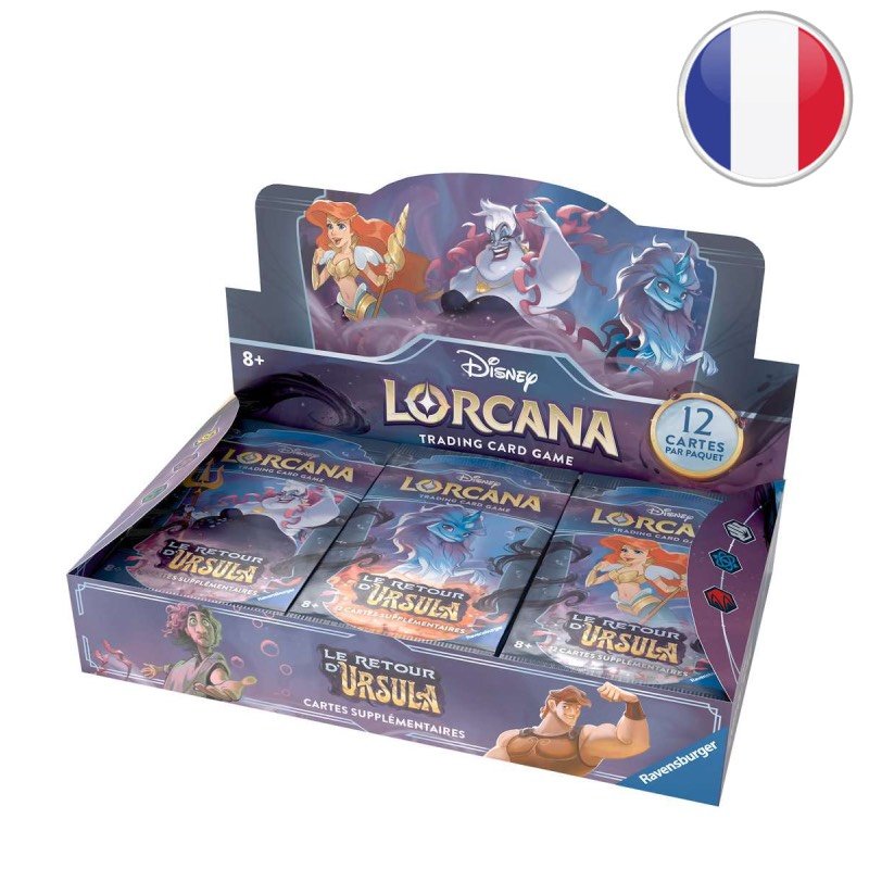 Display 24 Boosters Le Retour d’Ursula - Chapitre 4 Disney Lorcana FR