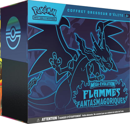 Coffret Dresseur d'Élite - Méga-Évolution Flammes Fantasmagoriques - JCC Pokémon (FR)
