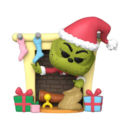 Le Grinch - Figurine POP! Deluxe Grinch avec son sac 9 cm