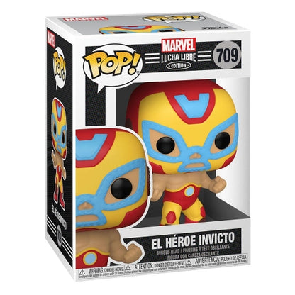 Marvel Luchadores - Figurine POP! Vinyl Iron Man 9 cm