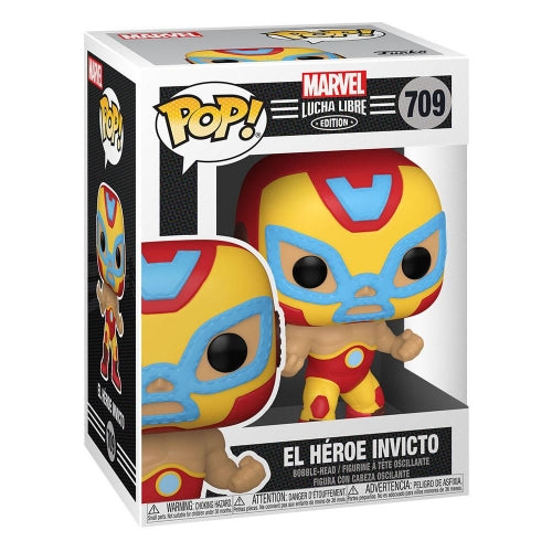 Marvel Luchadores - Figurine POP! Vinyl Iron Man 9 cm