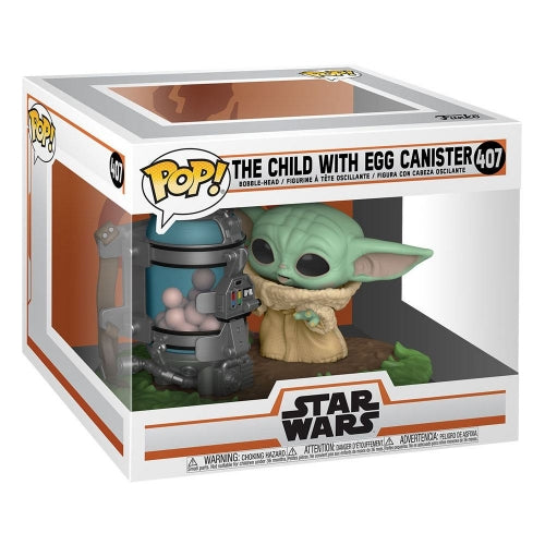 Figurine Funko POP! Deluxe – The Child with Egg Canister – The Mandalorian – 10 cm