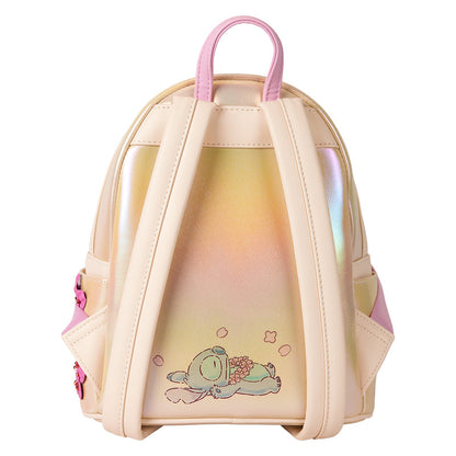 Mini Sac À Dos Stitch & Angel Cœurs Et Fleurs De Cerisiers - Disney Loungefly
