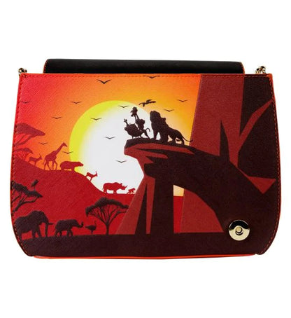 Sac bandoulière Loungefly – Le Roi Lion – 30ᵉ Anniversaire « Pride Rock Silhouette »