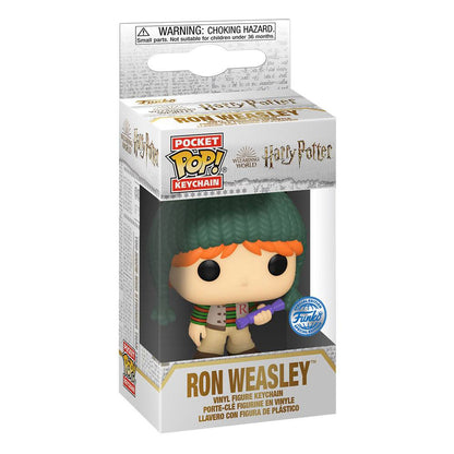 Harry Potter – Chamber of Secrets Anniversary présentoir porte-clés Pocket POP! Vinyl Ron 4 cm